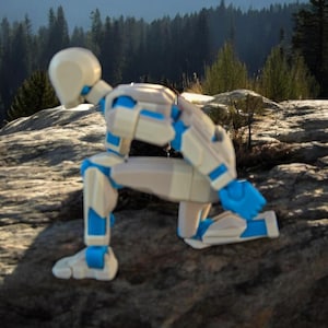 Action Figure, 11 inch Dummy 13, 3d print, Multijointed, Movie prop, Posable Robot, Droid, Mannequin, Child Toy, Birthday gift, Christmas