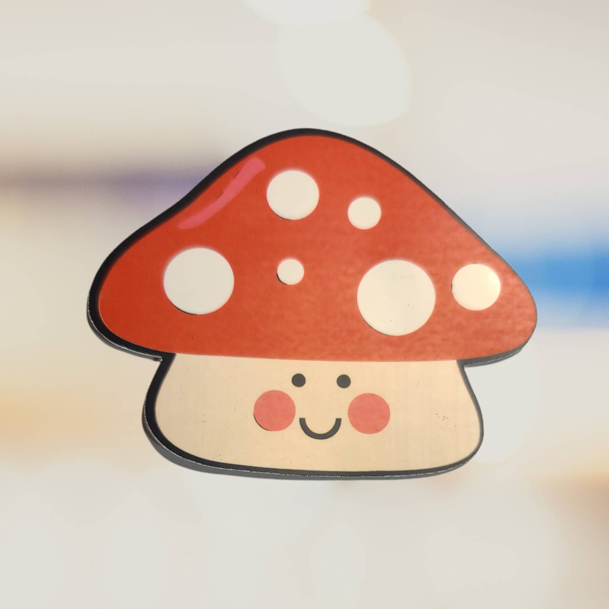Chicken and Mushroom Puffy Sticker