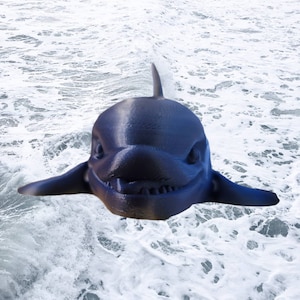 Orca whale, 3d print, fidget, Easter basket, birthday gift, child toy, christmas, glow in the dark, stocking stuffer, sea animal, ocean