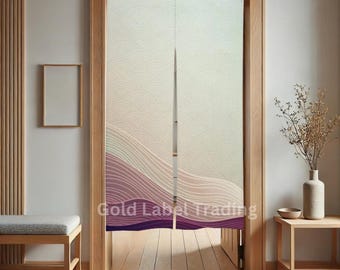 Japans golven-norengordijn, scheidingswand