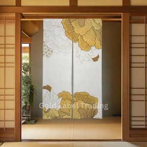 Japanese Noren, Japanese Door Curtain,  Japanese Pattern Hemp Curtain, Door Curtain
