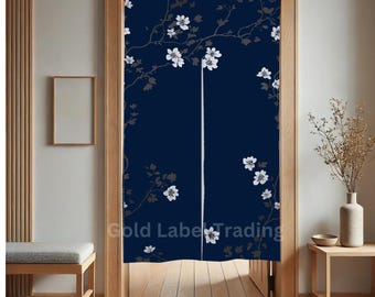 Noren Curtain, Katsushika Hokusai, Japanese Noren, Door Curtain