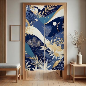 Japanese Noren, Traditional Japanese Elements Noren Door Curtain - Room Divider for Home Decoration - Entryway Curtain, Door Curtain