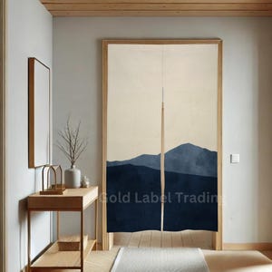 Japanese Noren Doorway Curtain, Japanese Door Curtain, Curtain for Home Decor, For Doorway, Wall Hanging Decor, Room Dividers, Door Cover