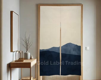 Japanese Noren Doorway Curtain, Japanese Door Curtain, Curtain for Home Decor, For Doorway, Wall Hanging Decor, Room Dividers, Door Cover