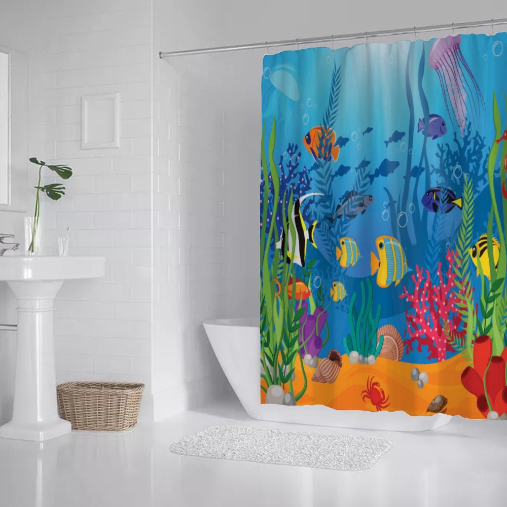 Fish Shower Curtain -  Canada