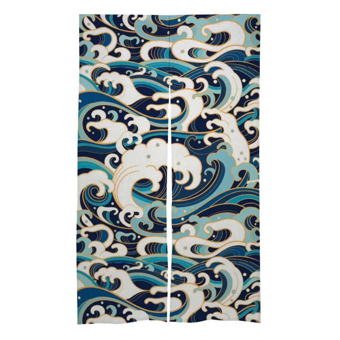 Linen Hemp Japanese Noren Japanese Door Curtain Japanese Etsy