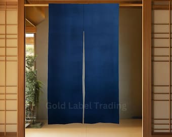 Japanese Dark indigo Noren, Japanese Door Curtain, Curtain for Home Decoration, Perfect for Doorway, Wall Hanging Curtain, Room Dividers