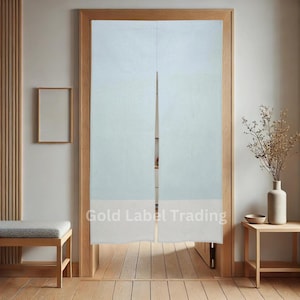 Japanese Noren, Japanese Door Curtain, Dual Color Curtain, Room Divider, Blue Curtain, Noren Curtain, Room Divider