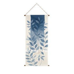 Hanging Wall Art Tapestry, Japanese Wall Scroll, Botanical Tapestry, Tapestry Hanging Wall Art Minimalist Wall Hanging, Room Aesthetic