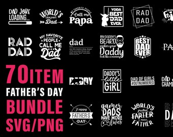 Fathers Day Svg Bundle, Dad Svg, Father Svg, Papa Svg, Best Dad Ever ...