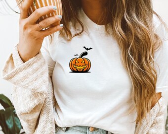 Halloween Pumpkin SVG: Fall Shirt Cut Files for Cricut