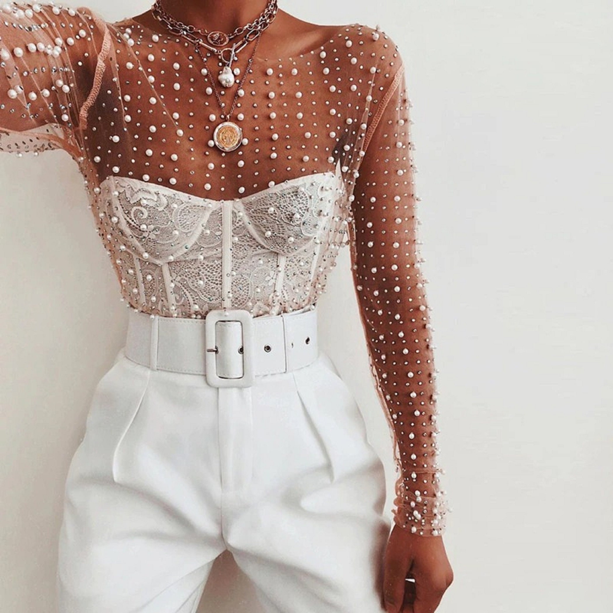 Pearl Sheer Top - Etsy