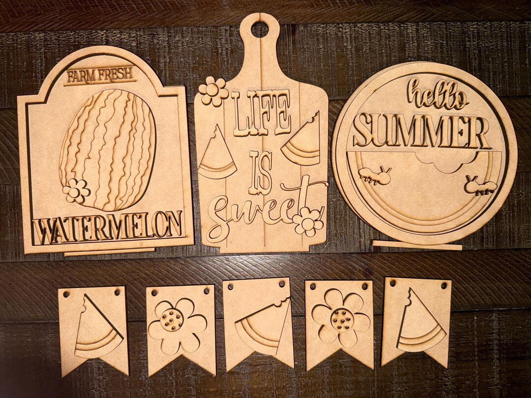 Watermelon, Bench Inserts, Interchangeable, DIY - Etsy