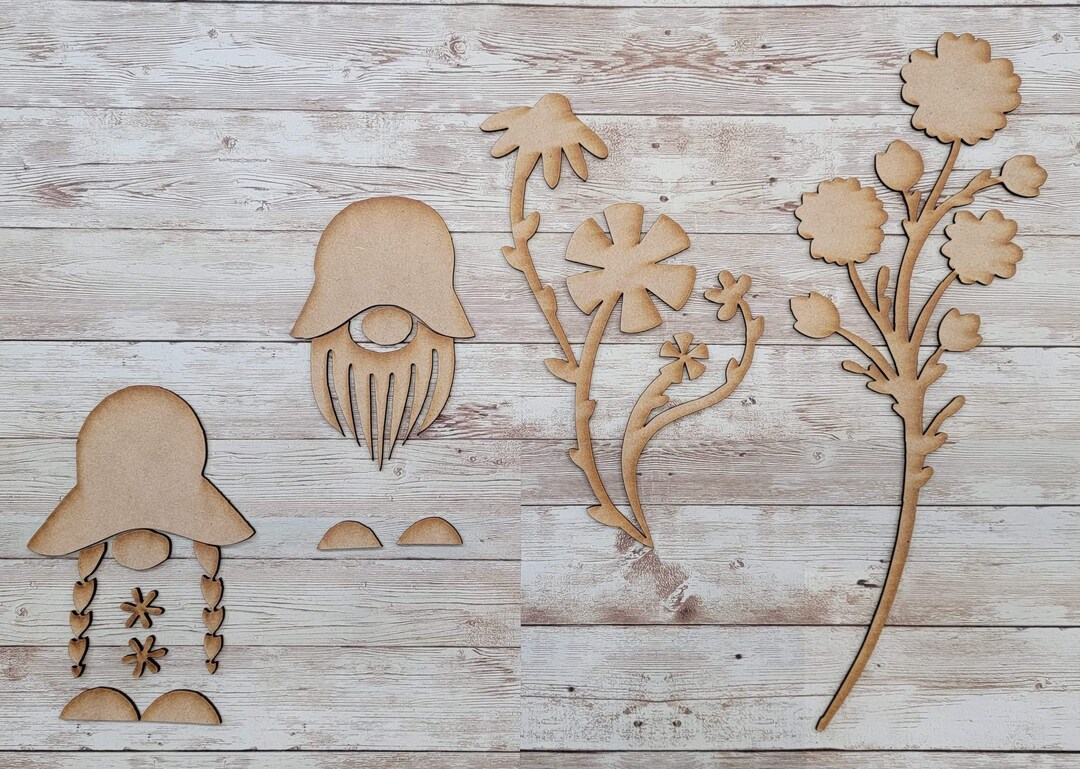 Spring Gnomes Cutouts Chalk Couture DIY Etsy