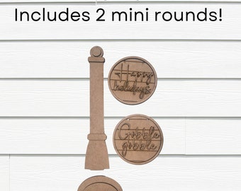 Standing Signpost, shelf sitter, DIY