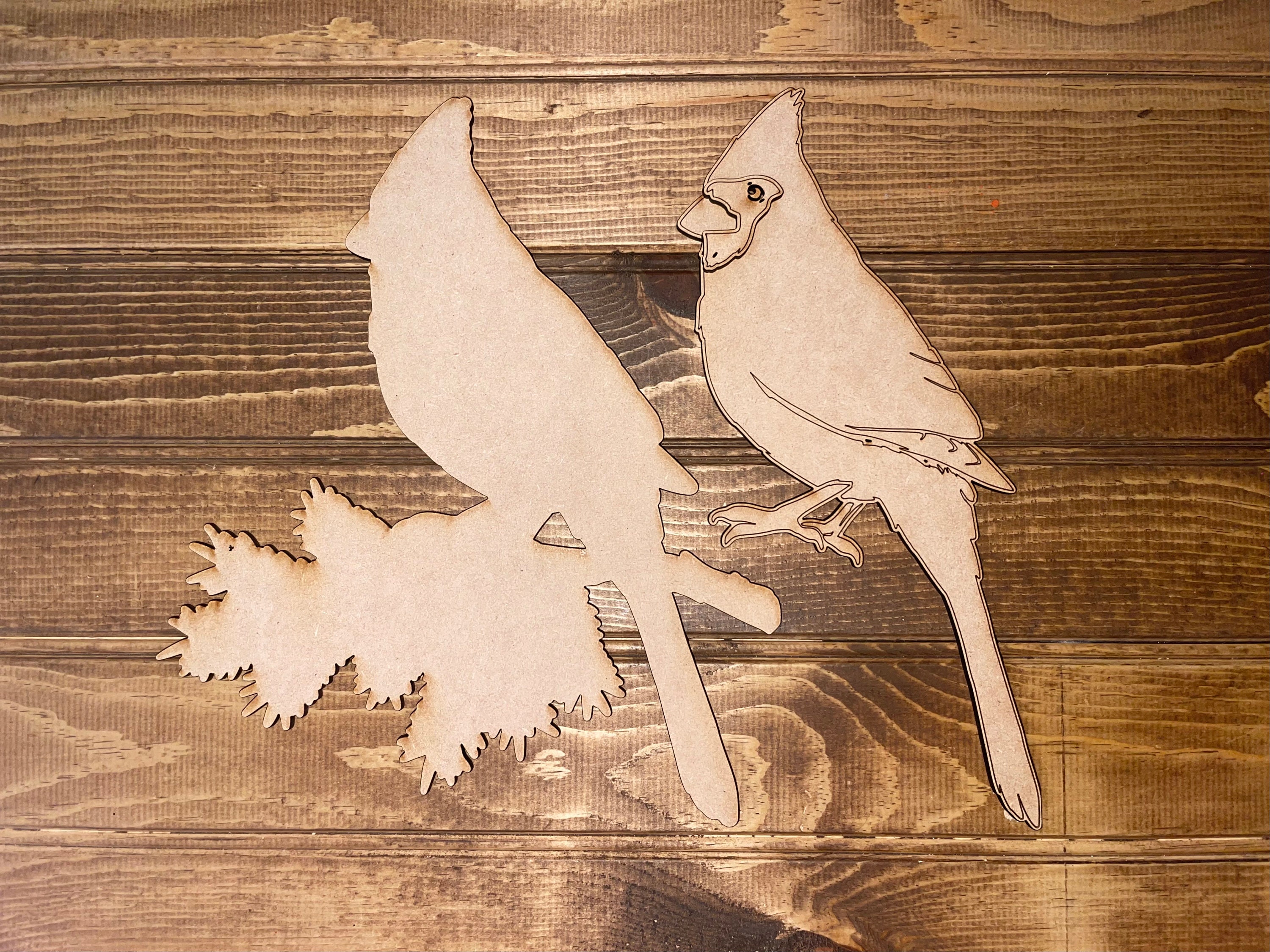 Holiday Cardinal, Transfer, Cutout, DIY - Etsy
