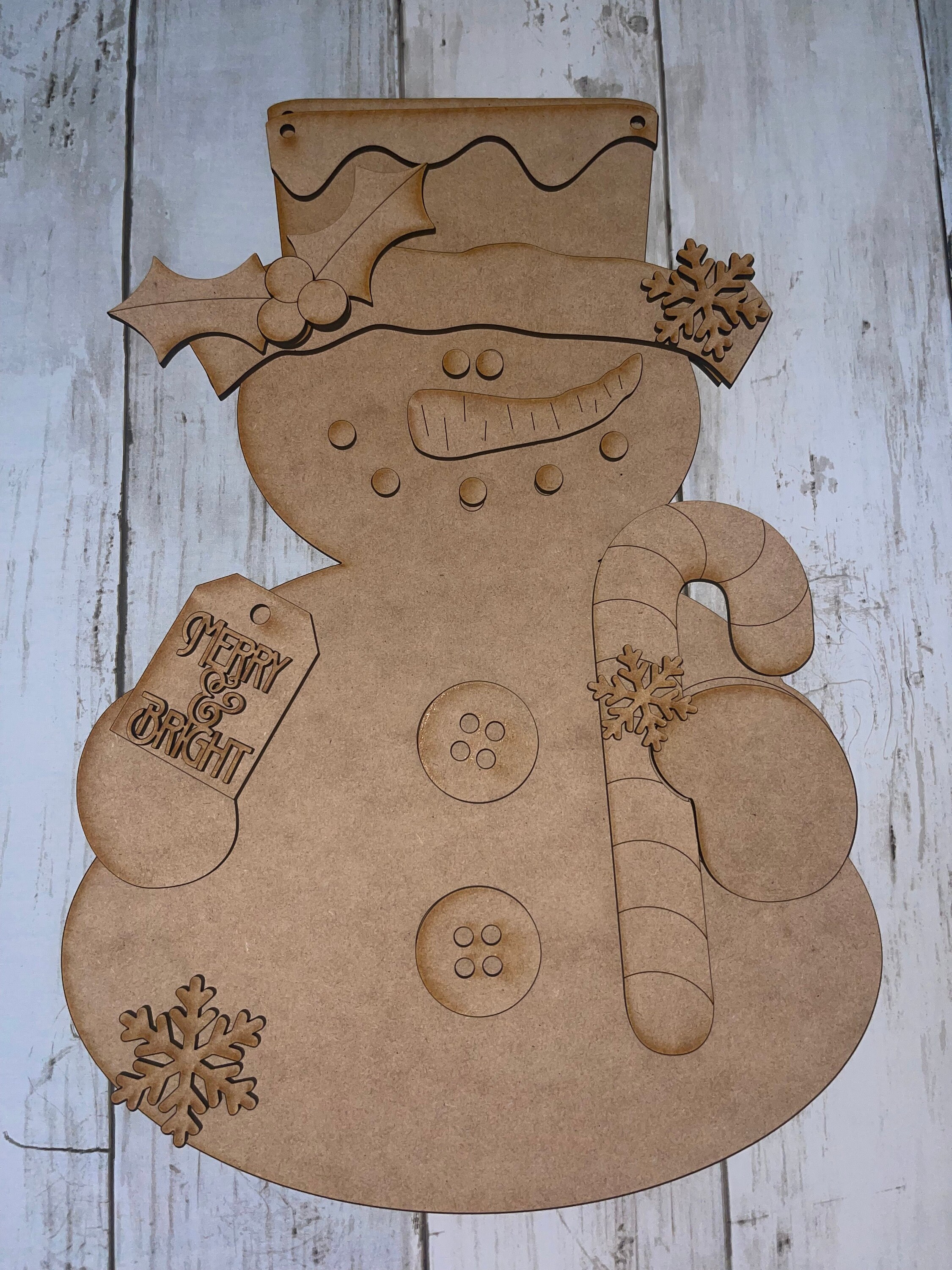 Snowman, Door Hanger, DIY - Etsy