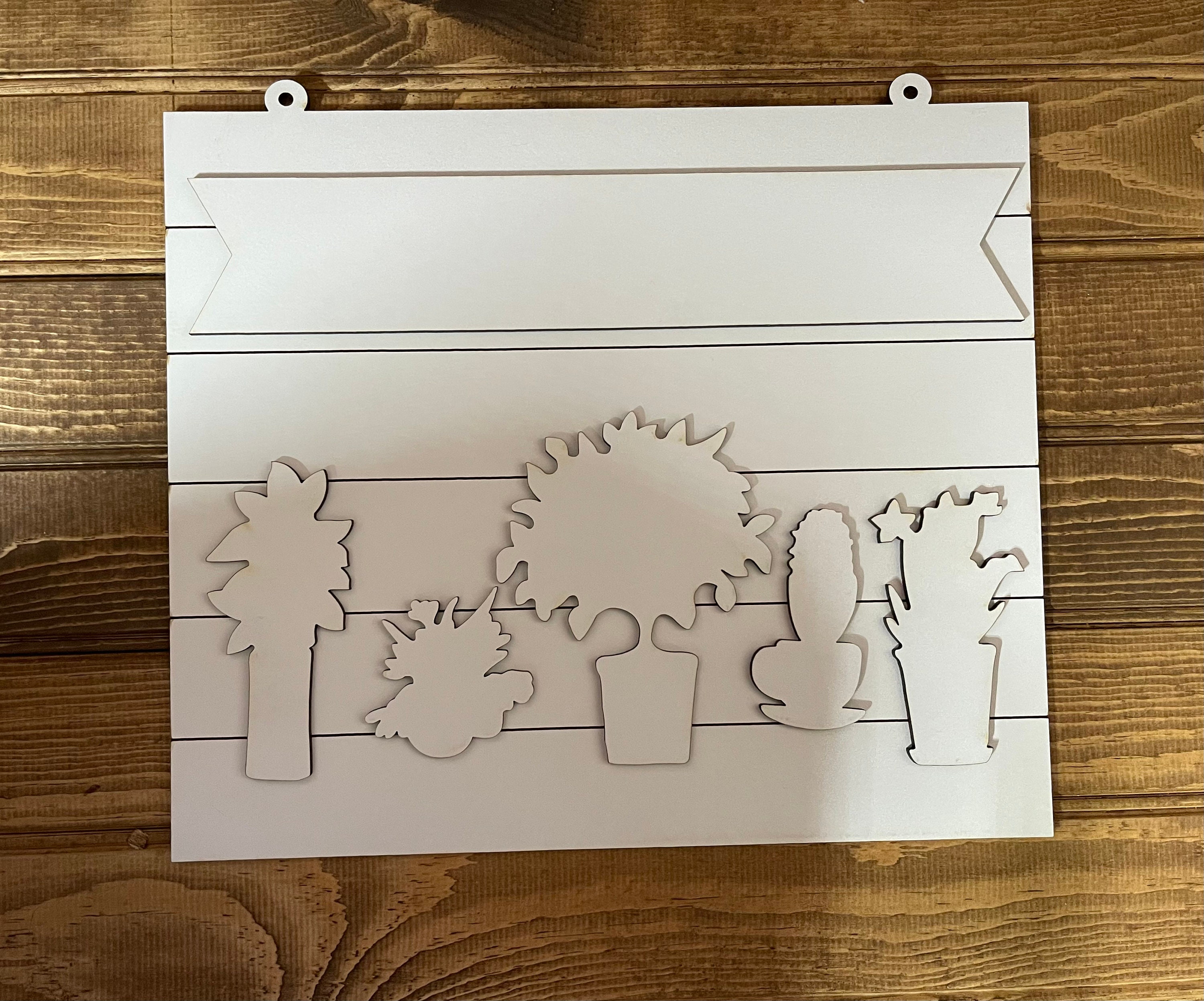 Cutouts April 2022 Club Couture Trees Banner Chalk Etsy