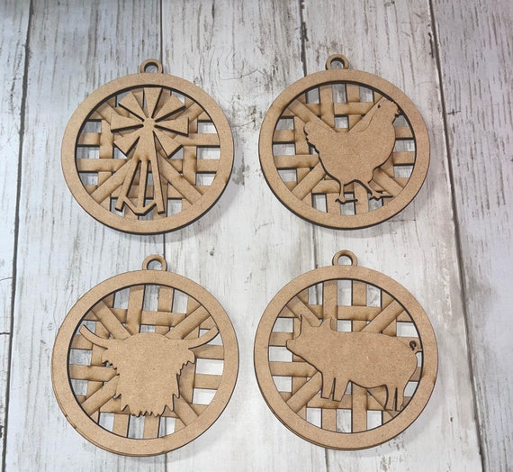 tobacco basket ornaments Tobacco Basket Farmhouse Ornaments, DIY