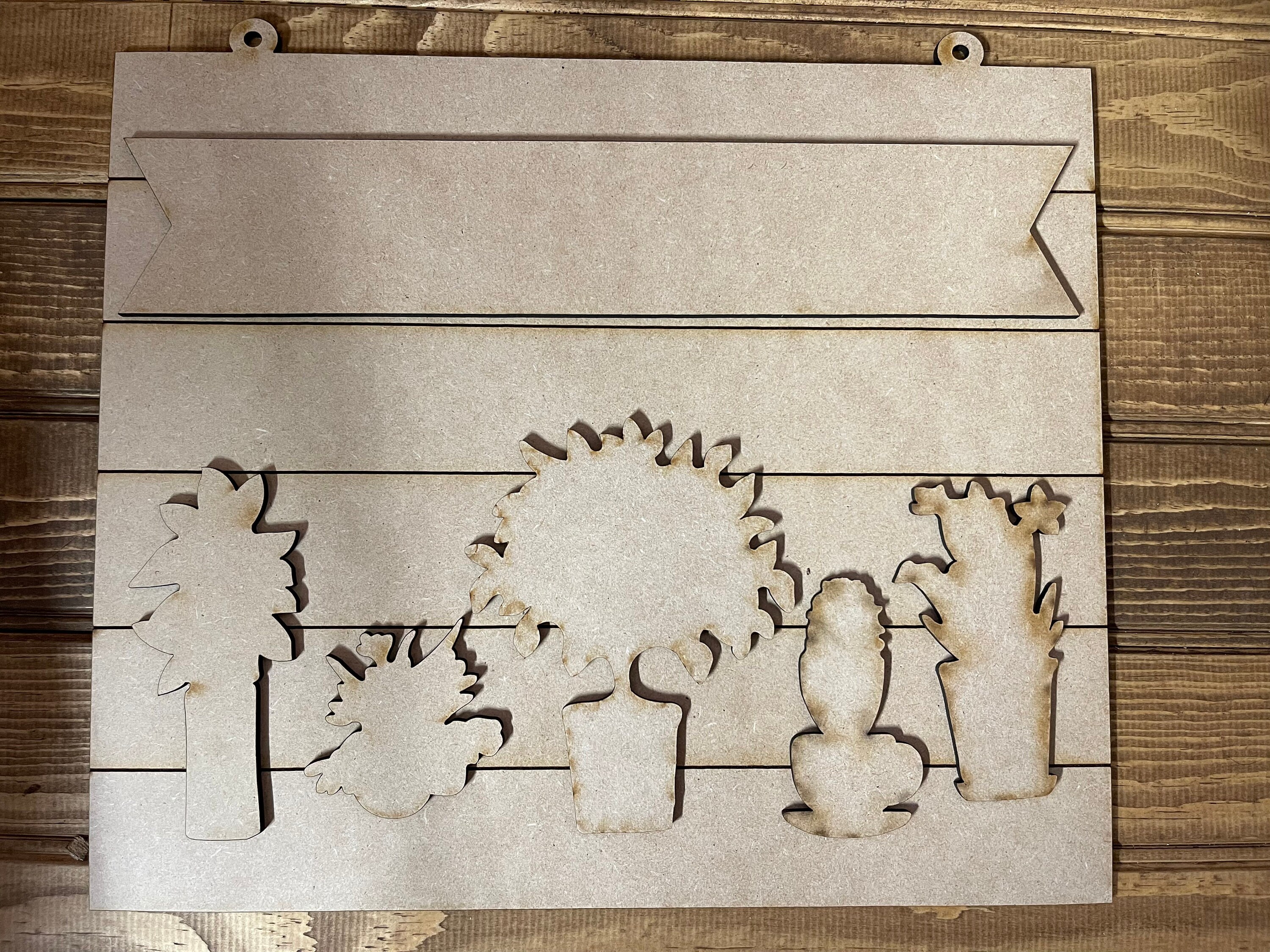 Cutouts April 2022 Club Couture Trees Banner Chalk Etsy