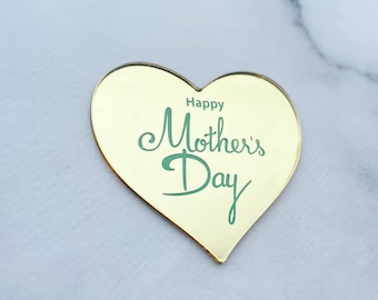 Happy Mother es Day Cupcake Topper - Cupcake Charm Disc - Acryl Cupcake Anhänger
