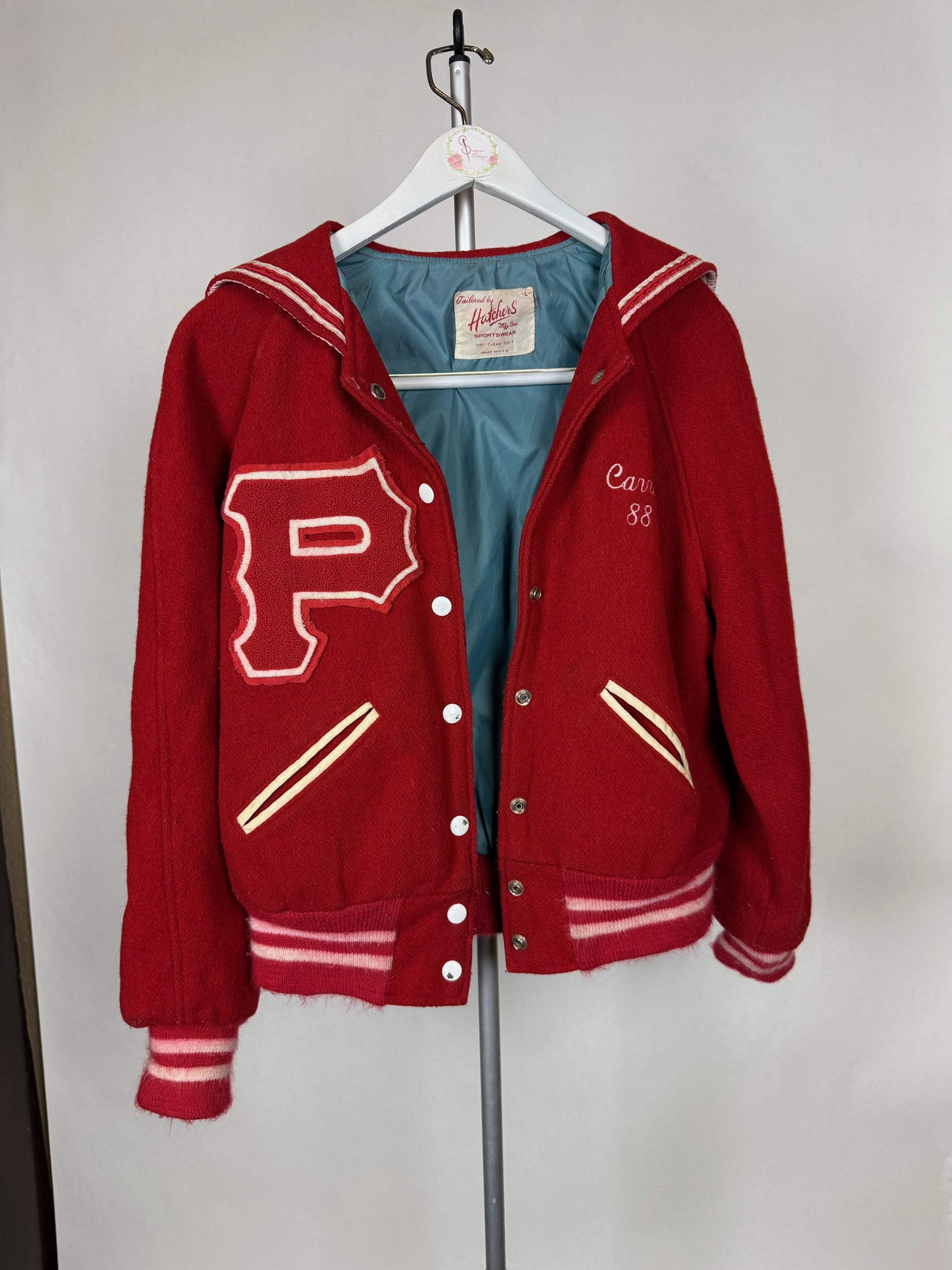 Varsity Jacket Sailor Collar - Etsy