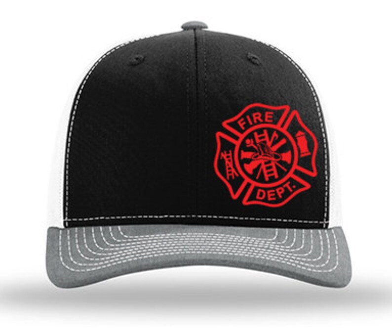 Speedy Pros Women's Ponytail Cap - 'Proud Daughter Of Firefighter' Embroidered Cotton Distressed Trucker Hat - View #11