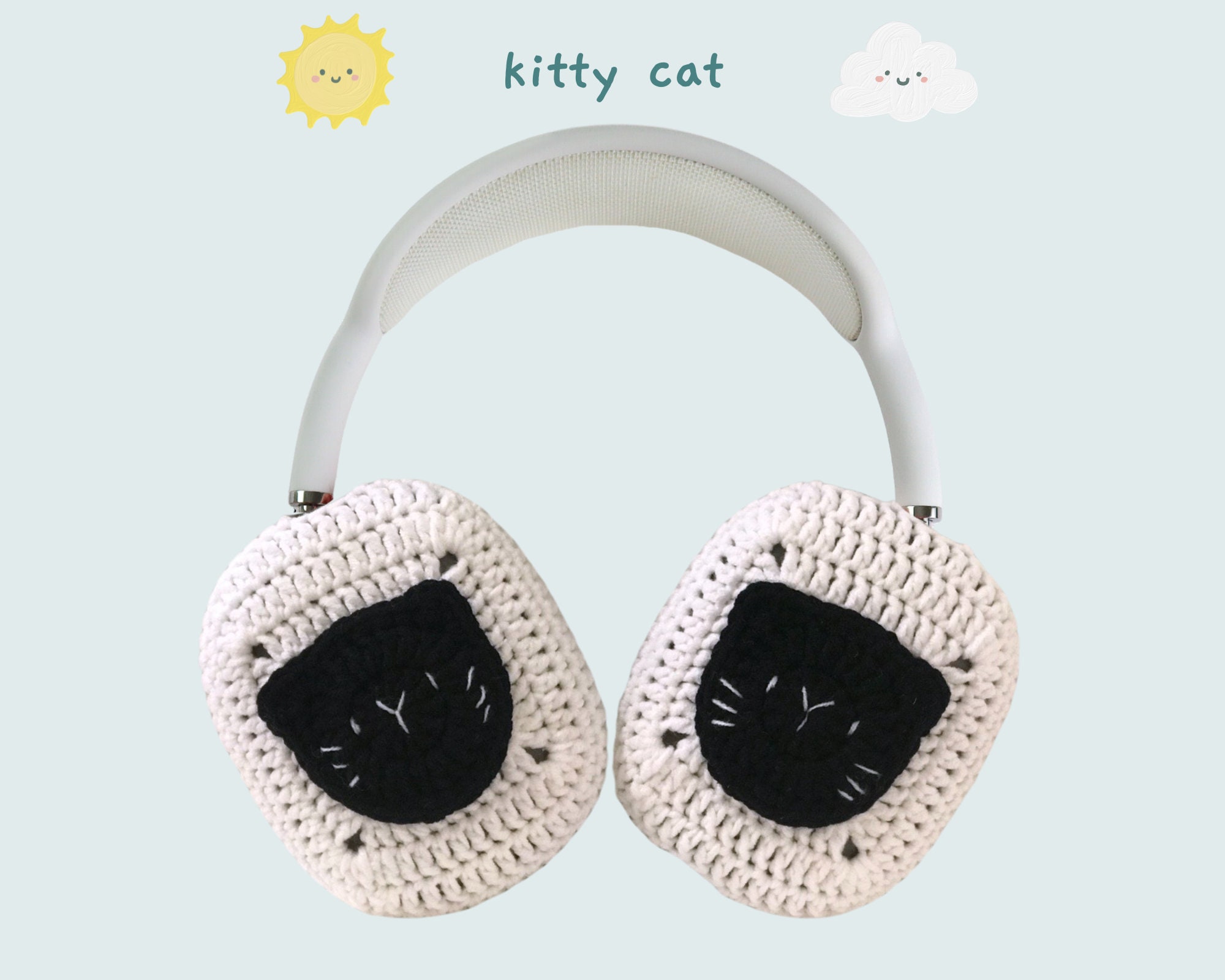 Airpods Max ヘッドフォン カバー | かぎ針編み AirPods Max ケース