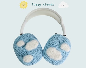 Airpods Max Headphone Covers | Cherry Design | Crochet AirPods Max Case | AirPod Max Cover | Handmade