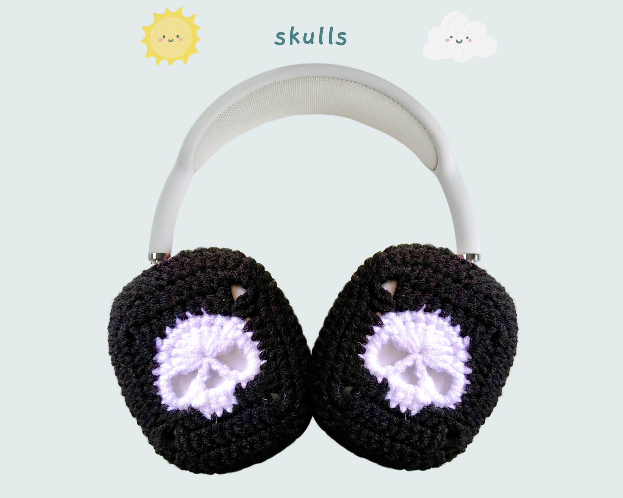 Airpods Max ヘッドフォン カバー | かぎ針編み AirPods Max ケース