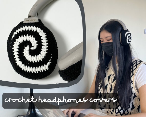 Crochet Headphones Cover Sony XM4 and Sony XM5 Covers Sony Headphone Covers  Handmade 