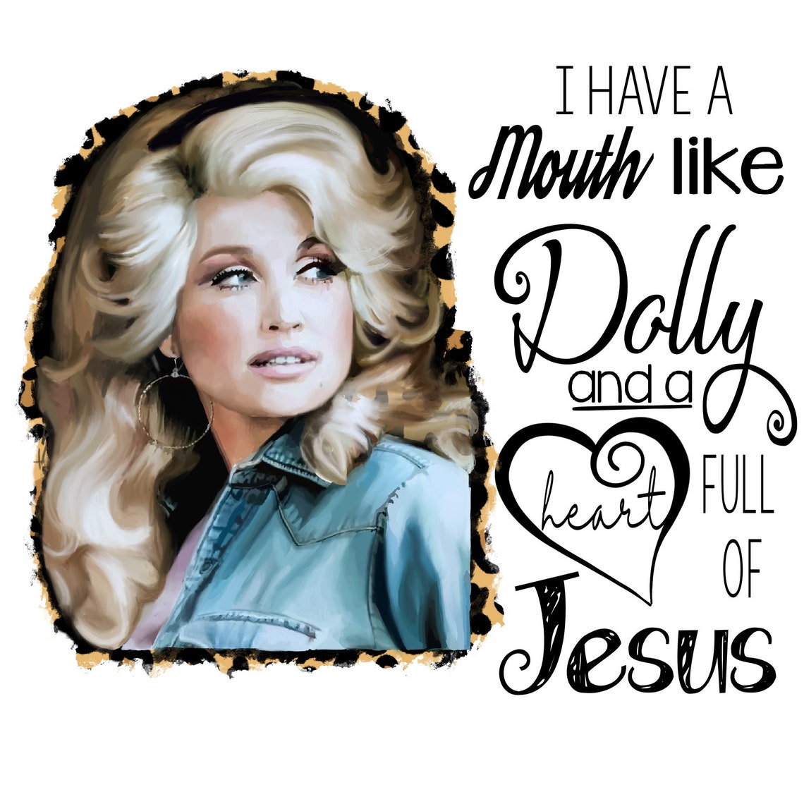 Dolly Sublimation and HTV design digital download PNG file Etsy
