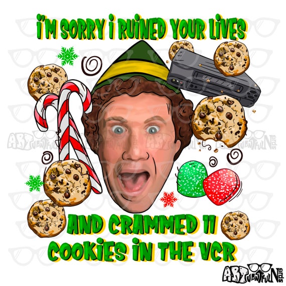 Buddy the Elf DIGITAL DOWNLOAD Sublimation Design PNG File 300 - Etsy