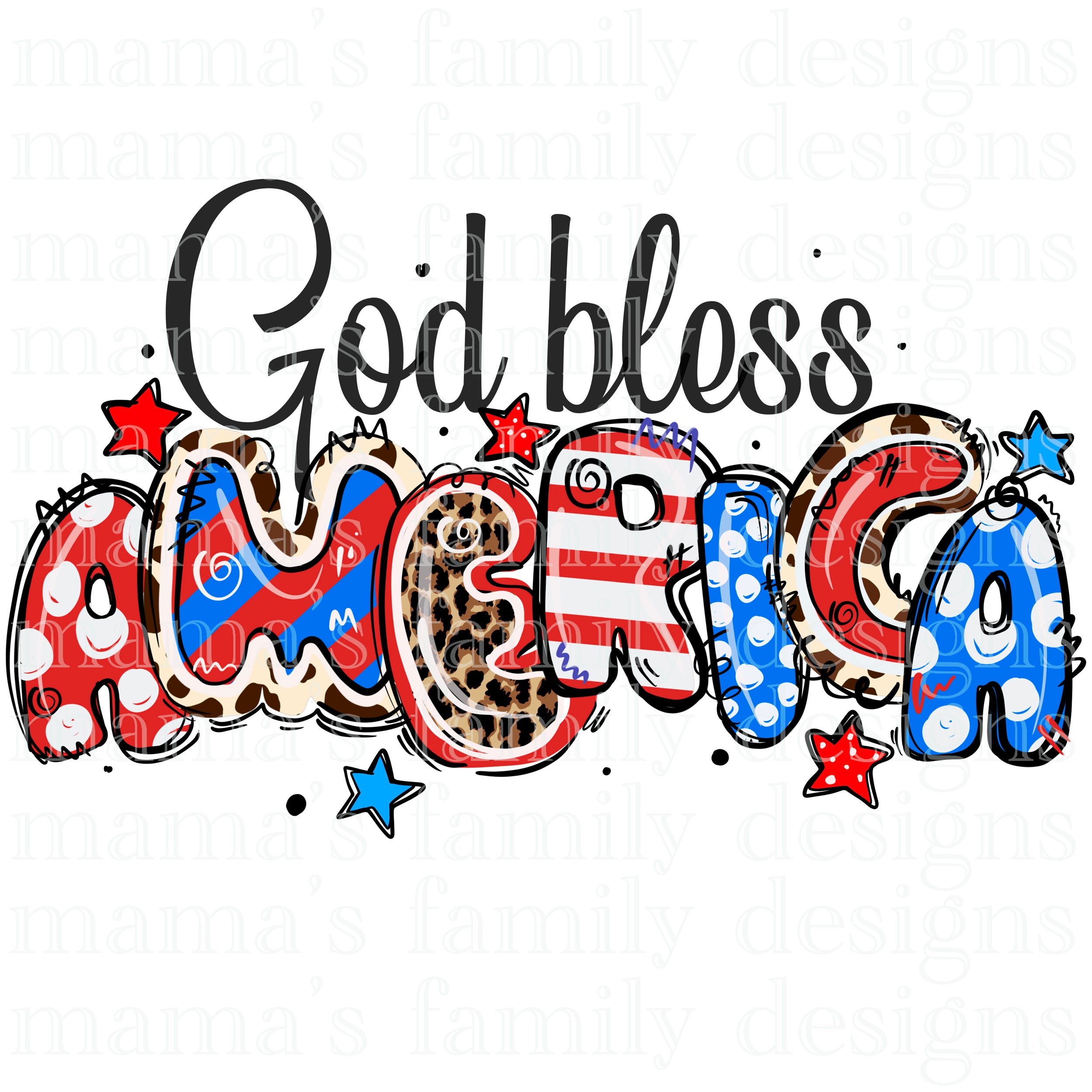 God Bless America DIGITAL DOWNLOAD sublimation and htv design, PNG fi…