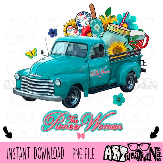 Original Pioneer Woman Inspired Truck DIGITAL DOWNLOAD Etsy