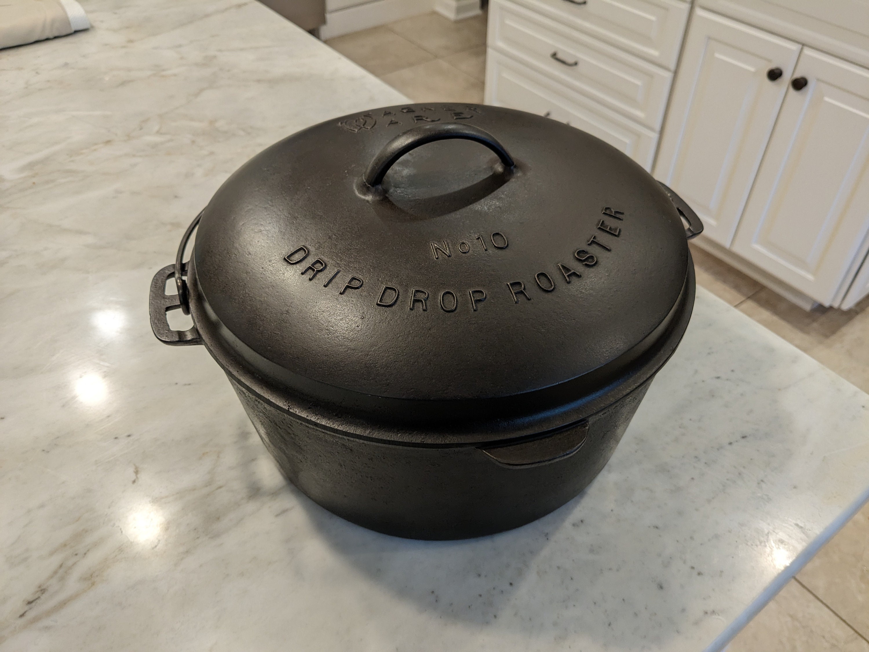 Magnaware Cast Aluminum Dutch Oven - Oval Dutch Oven Pot with Lid for Families and Parties - Lightweight Cajun Cookware with Ideal Heat Distribution