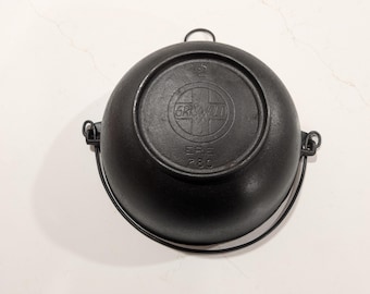 WOW Vintage Griswold no.2 Scotch Bowl Cast Iron 780 BEAUTIFUL