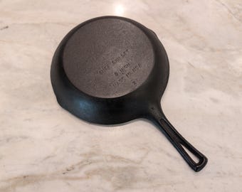 Vintage Wagner 10 Inch Chef Skillet Cast Iron WOW