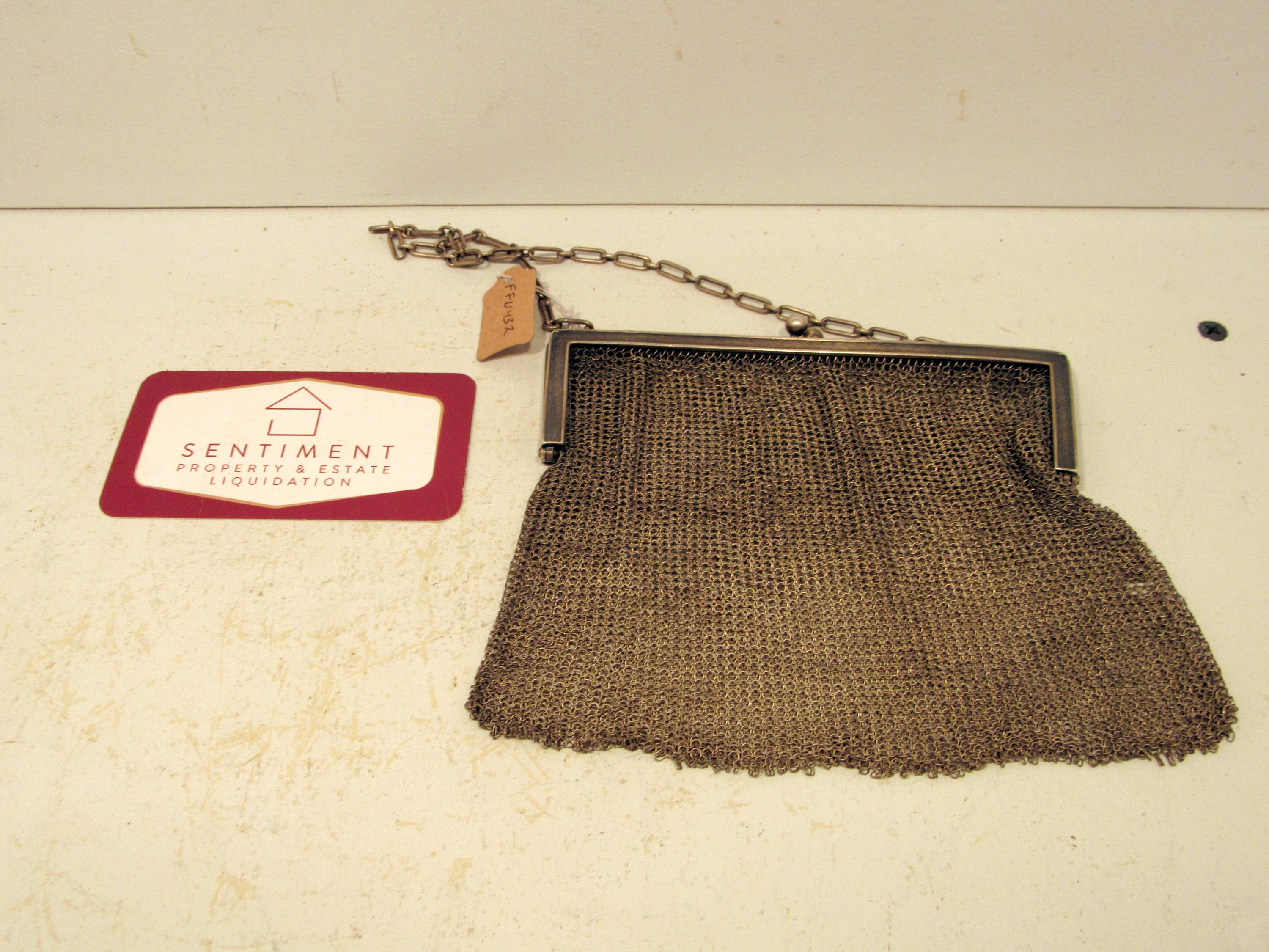 Victorian Mesh Coin Purse Sterling Silver Etsy