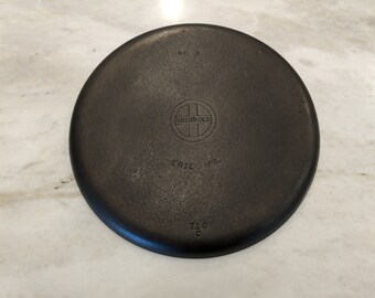 REPURPOSED Plate Griswold Skillet Hand Made WOW