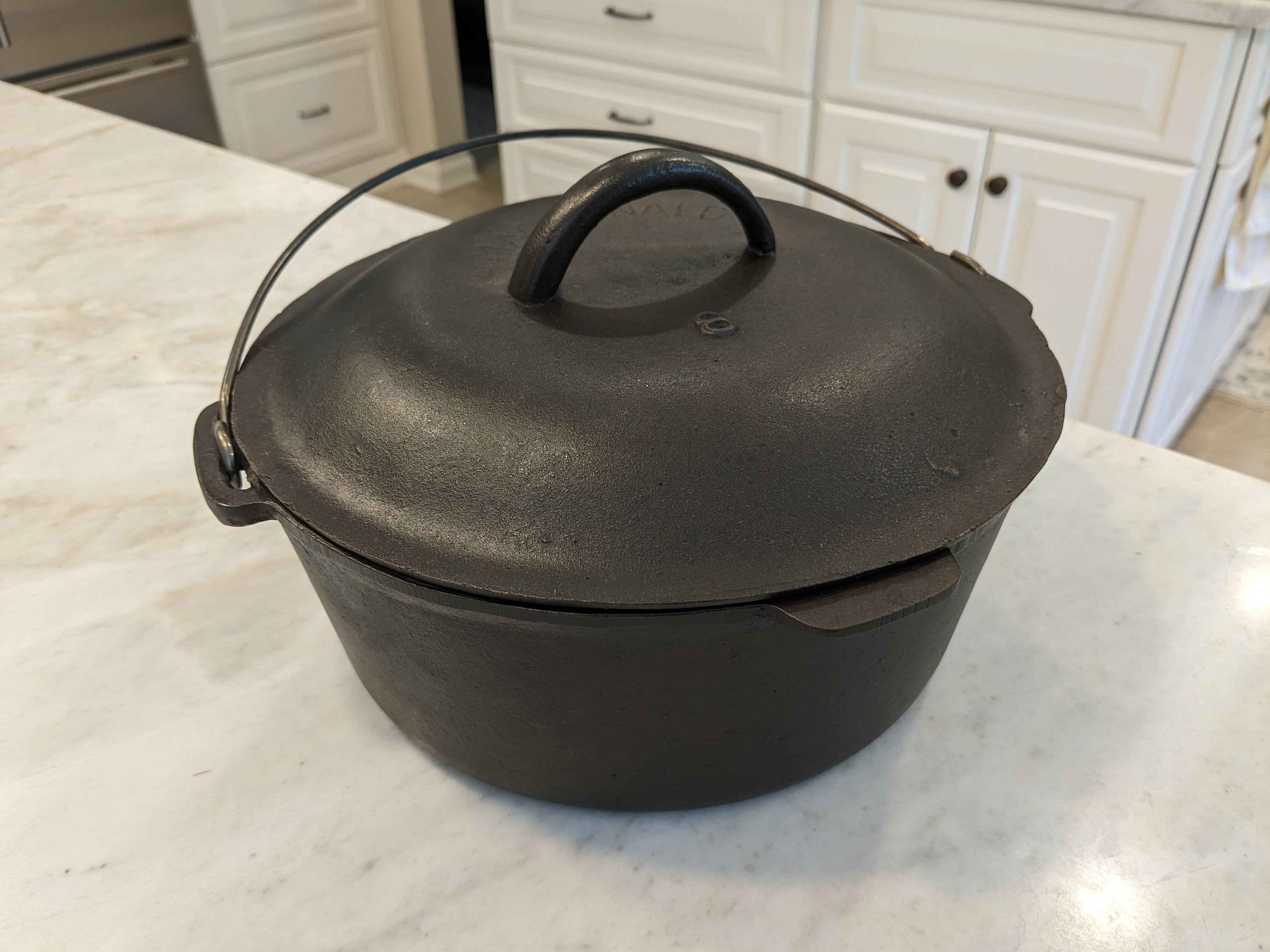 RARE Vintage Macdonald 8 Dutch Oven Cast Iron LOOK - Etsy
