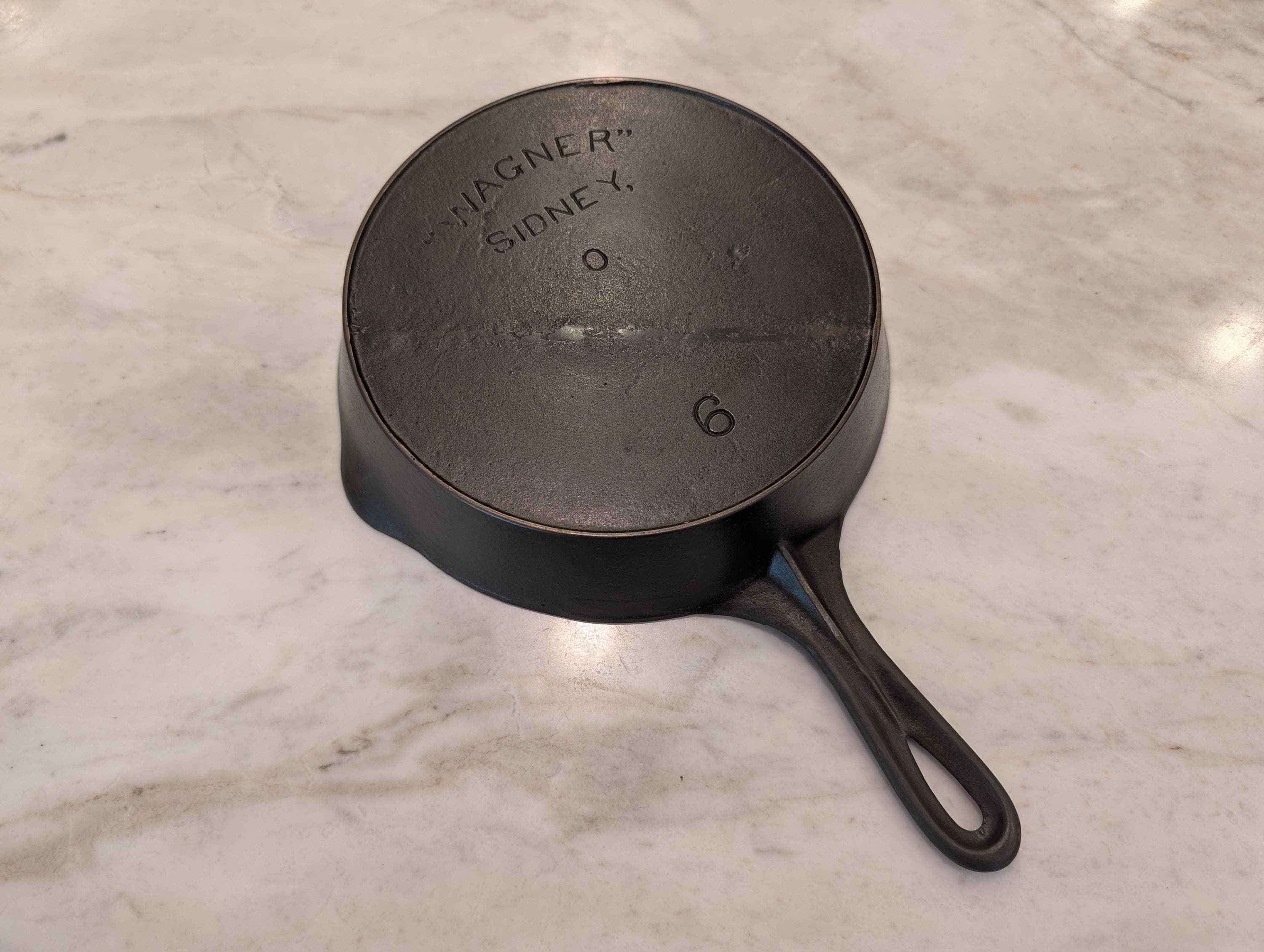Vintage Wagner Cast Iron Skillet - Etsy