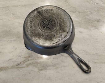 Vintage Griswold 6 LBL Chrome Cast Iron Skillet 699 DEAL