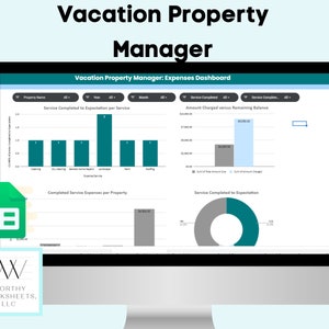 Short term Rental Tracker, Airbnb Rental Income & Expense Tracker, Airbnb Tracking Spreadsheet, Airbnb Management, Rental Bookkeeping