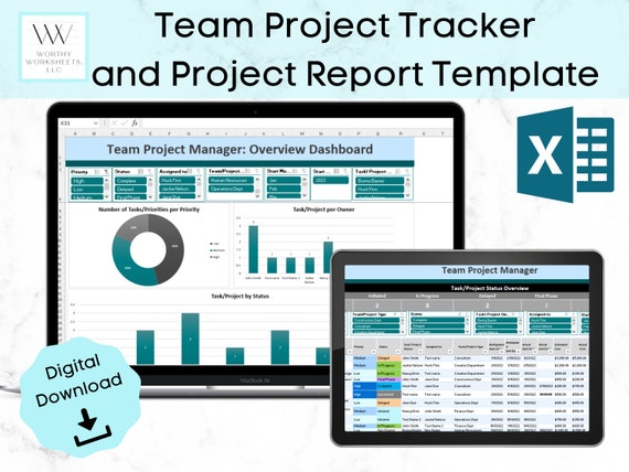 Project Tracker Task Tracker Project Template Project to Do - Etsy