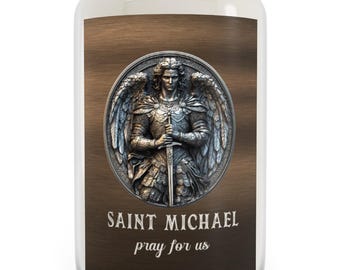 St. Michael Kerze Devotionalie Spirituelle St. Michael Erzengel Wächter Geschenk Duftkerze, 13.75oz