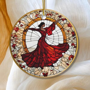 Spain Ornament, Flamenco Dancer Ornament, Travel Gift, Keepsake Souvenir