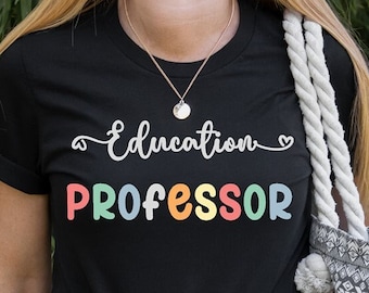 Professor i utbildning, present till professor, present till ny professor, present till ny professor, universitetsprofessor, damskjorta