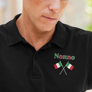 Nonno Shirt, Herren Klassisches Poloshirt, Vatertagsgeschenk, Italienisches Shirt, Geschenk für Ihn